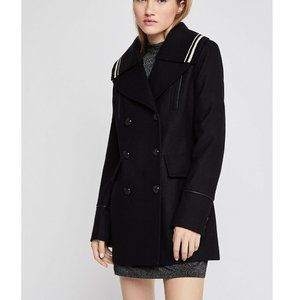 BCBGeneration XS Black Pleather Coat RETAG CX80